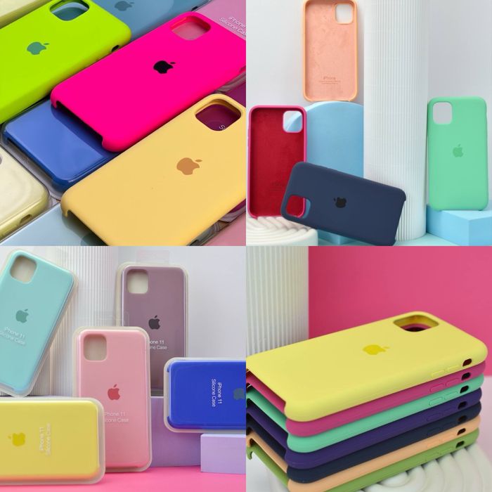 Айфон 11 silicon case чехол iphone 11 силиконовый soft touch микрофиб