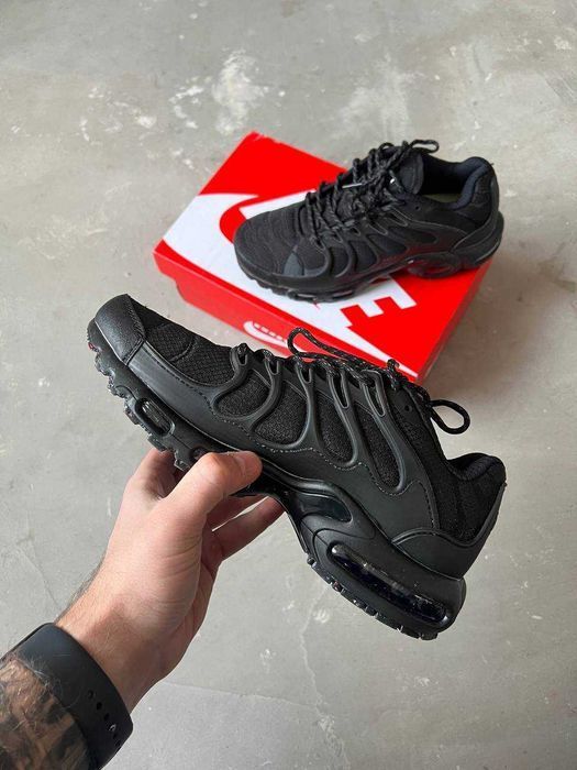 Мужские кроссовки Nike TN Terrascape Plus Triple Black Premium. 40-45