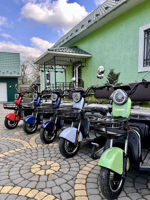 Скутеры та трициклы ELECTRO трьохмісні 1000w faDa ВигідНА ціна n9 finn