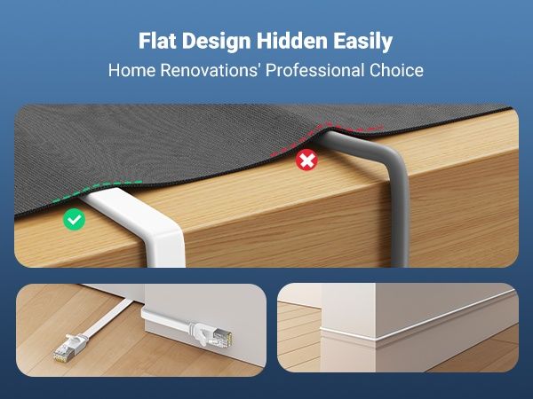 UGREEN Kabel Ethernet 10M, płaski RJ45 LAN