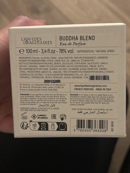 Perfumy Buddha Blend Les Liquides woda perfumowana 100ml