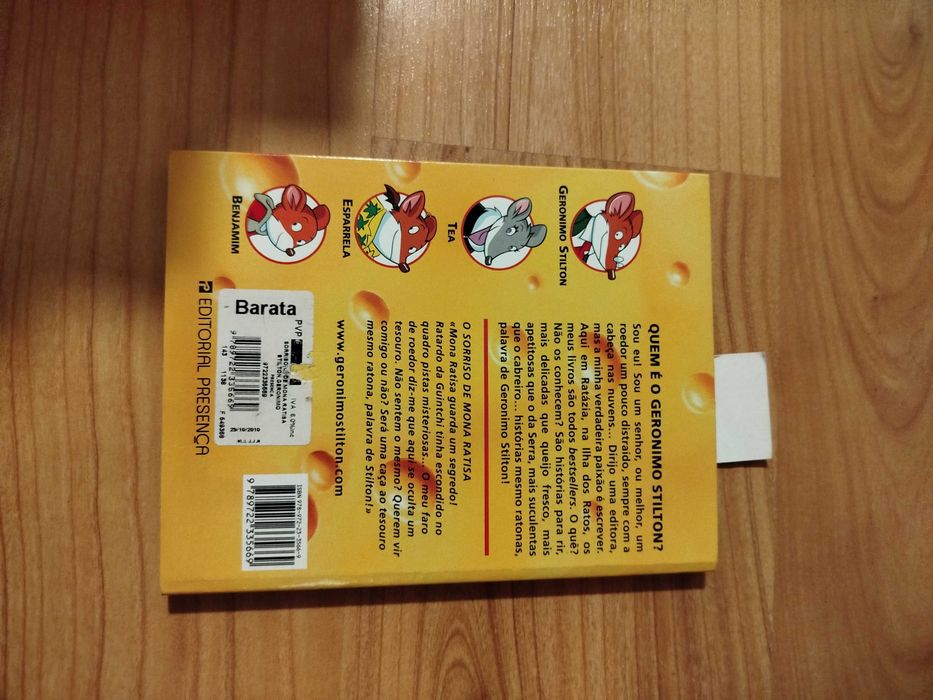 Livro Geronimo Stilton - O Sorriso de Mona Ratisa