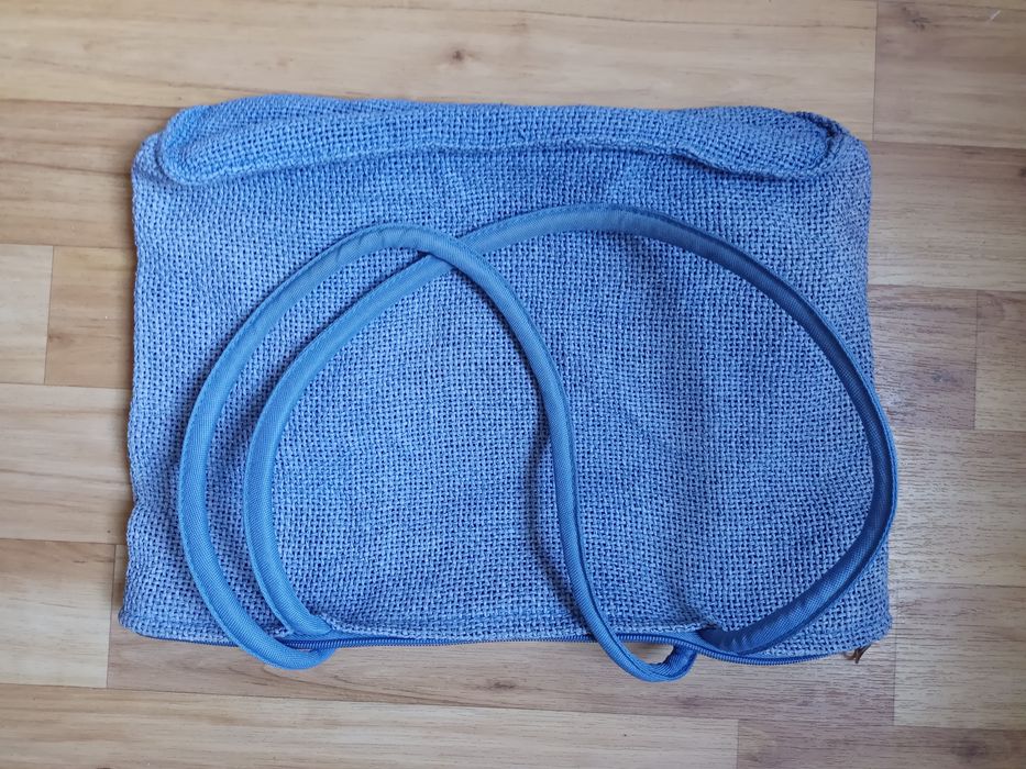 Сумка из ткани типа мешковины