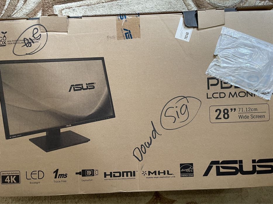 Игровой монитор ASUS PB287Q в идеале срочно