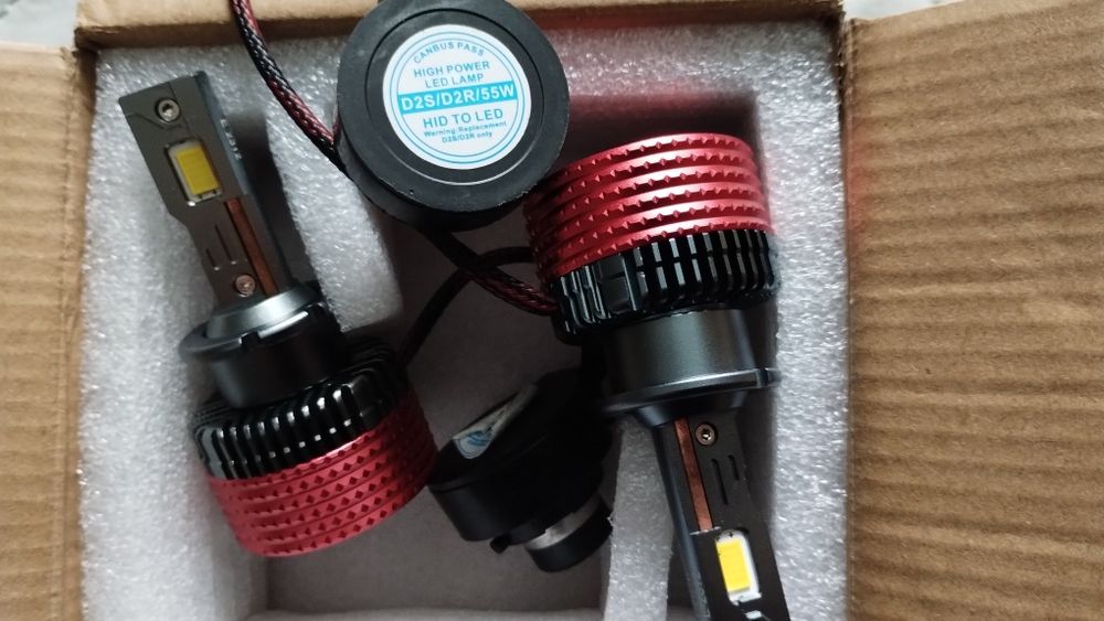 Żarówki LED D2S D2R żarnik HID XENON 6000K 380
