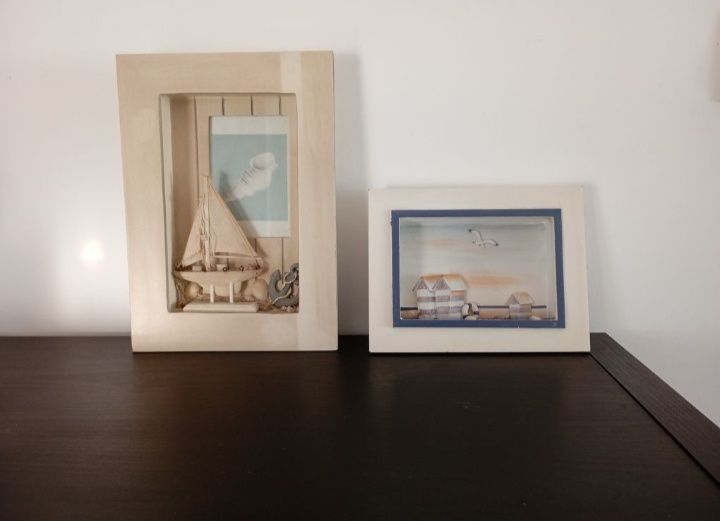 Quadros decorativos para casa de praia