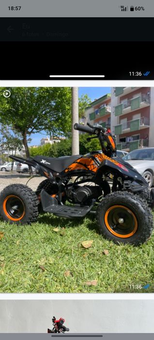 Mini moto 4 com 50 CC gasolina