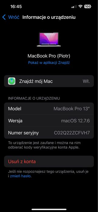 Macbook PRO 2015 i5 2,9Ghz, 8Gb RAM, 500gb HD MacOS Monterey