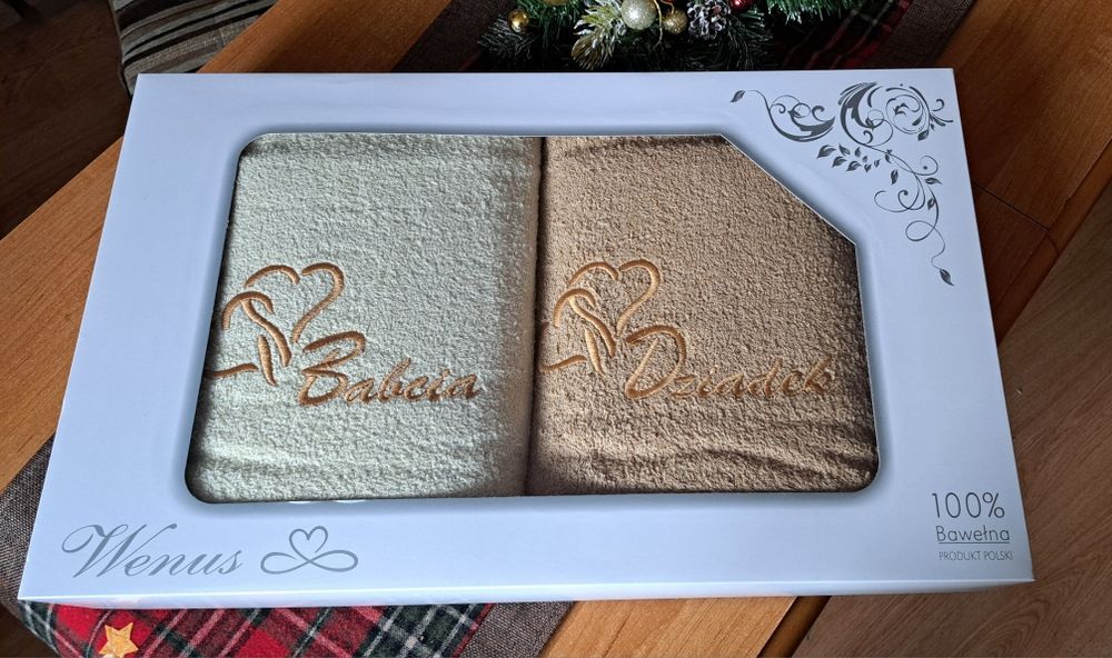 Ręczniki na Dzień Babci i Dziadka