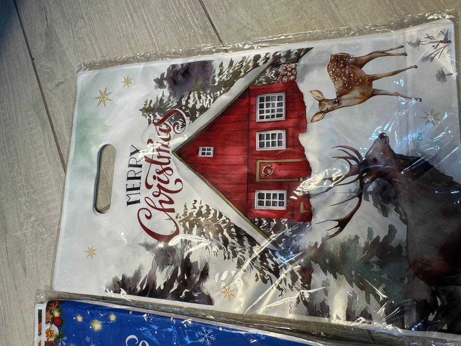 Різдвяні подарункові пакети (новорічні) 25 штук в комплекті.