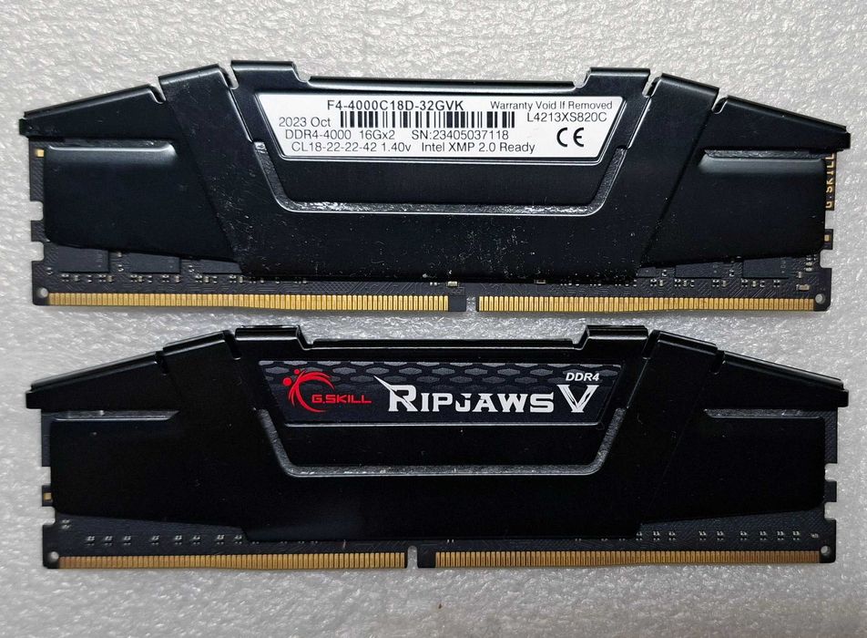 Pamięci Ram G.SKILL Ripjaws V 32GB (2x16GB) DDR4-4000MHz