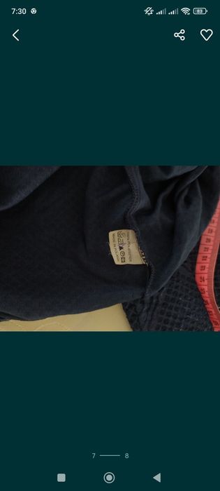 Sukienka 3/4 rękaw granatowa 46