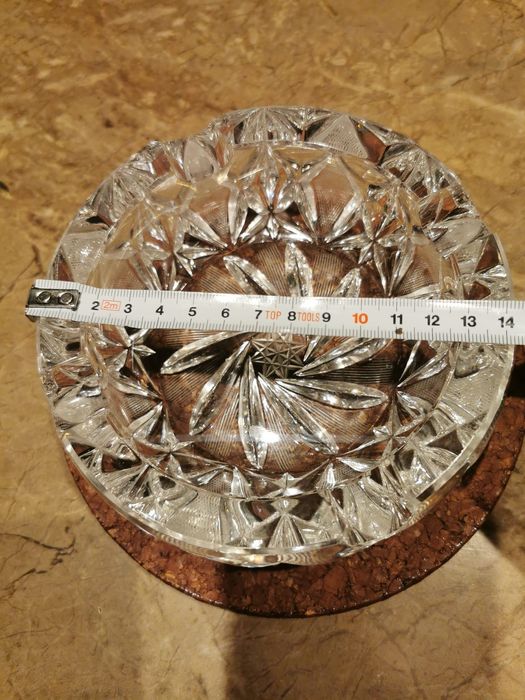 Popielniczka krysztalowa PRL