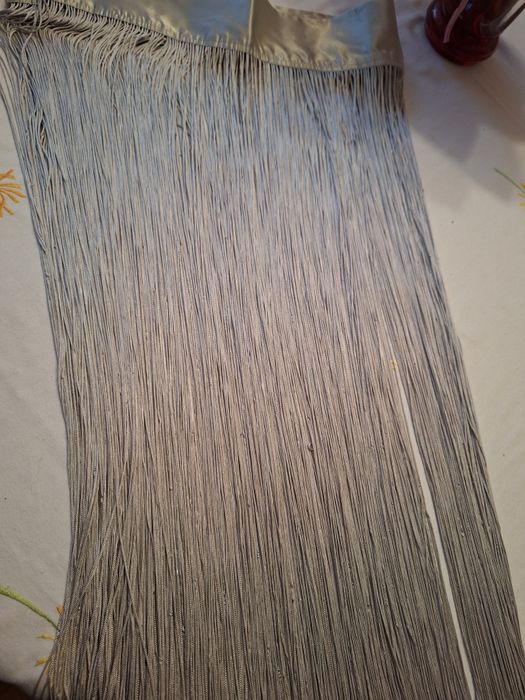 Dwie firanki, zasłonki typu makaron 156x240, 2 szt