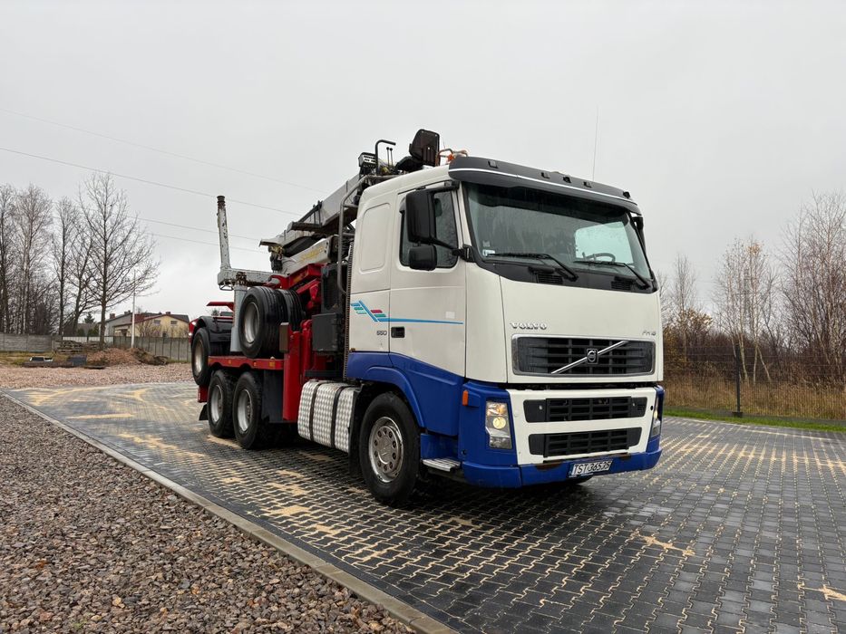 Volvo FH16 550 6x4 drewna drzewa HDS Doll