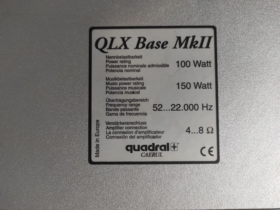 Głośnik dialogowy quadral qlx base mkll