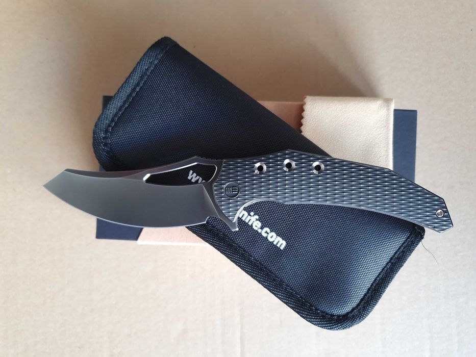 Nóż WE Knife Epaulette Polished Gray WE24024-4 stal M390