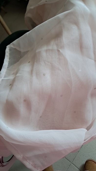 Cortinados rosa claro