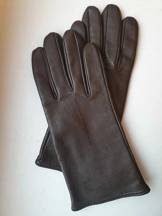 Nowe Rękawiczki Brązowe