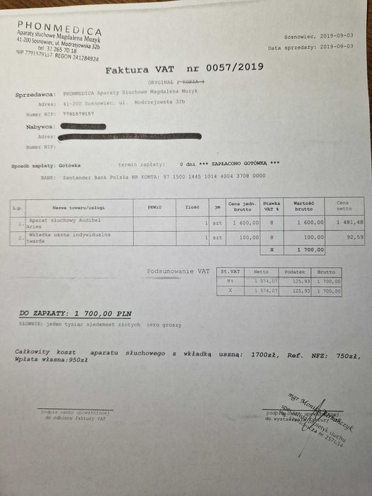 Aparat słuchowy AUDIBEL Aries Pro