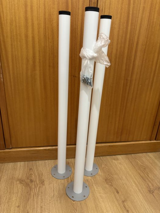 Pernas secretária Ikea brancas (4 unidades)