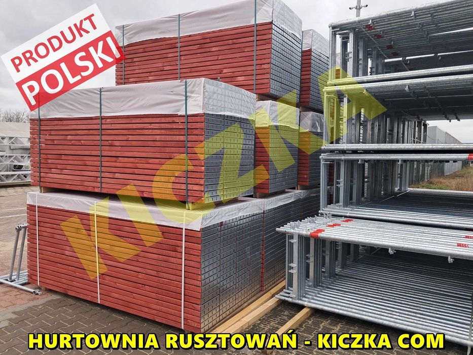Tanie RUSZTOWANIA Systemowe WYPRZEDAŻ Rusztowanie PLETTAC Bauman Modułowe - Hurtownia