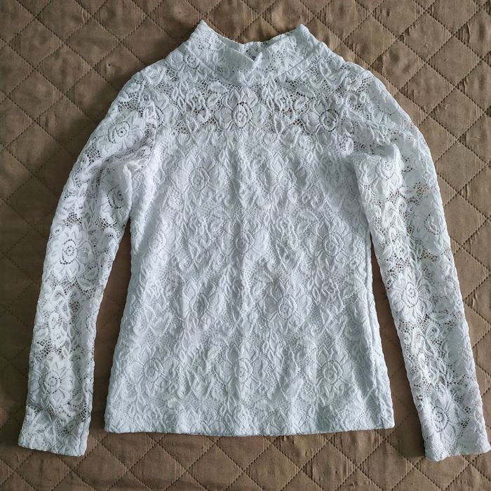 Elegancka bluzka, strój galowy, 7-9 lat