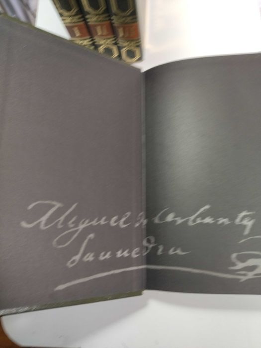 #LIVRO D. Quixote De La Mancha - 4 volumes Coleção Completa