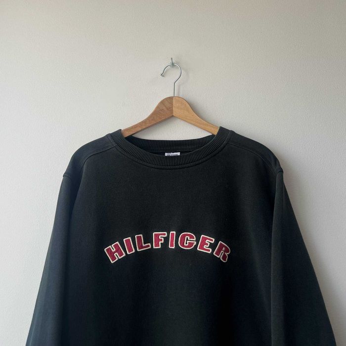 Tommy Hilfiger Denim OG Vintage Crewneck Bluza Retro Haft