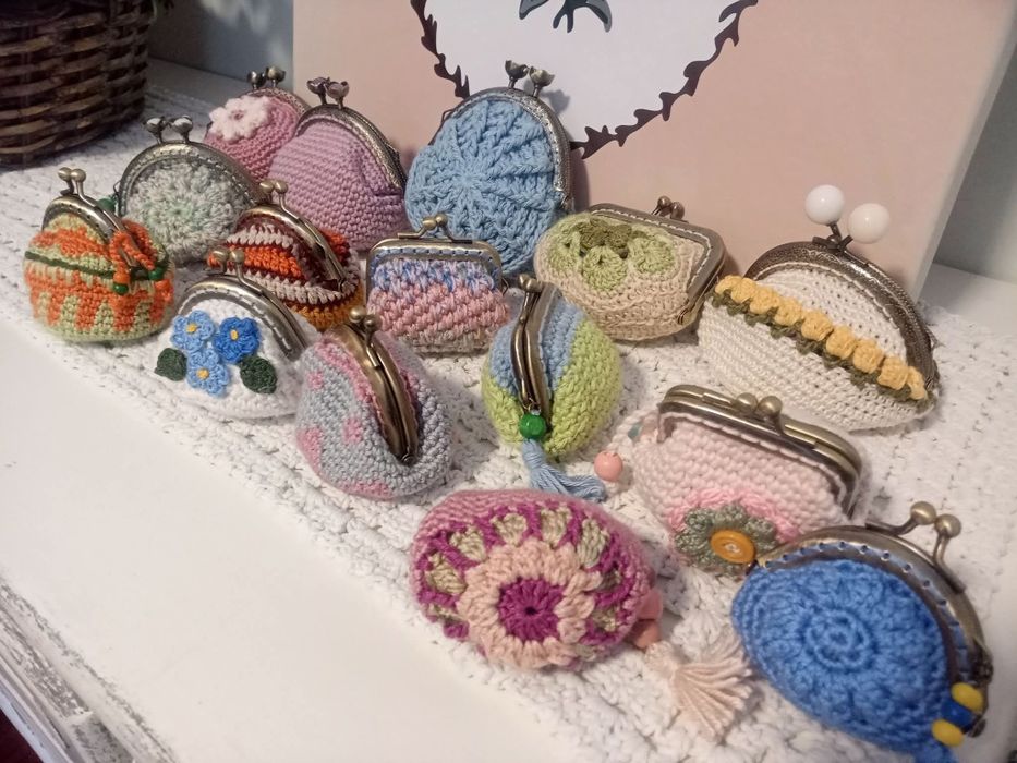 Porta moedas artesanal