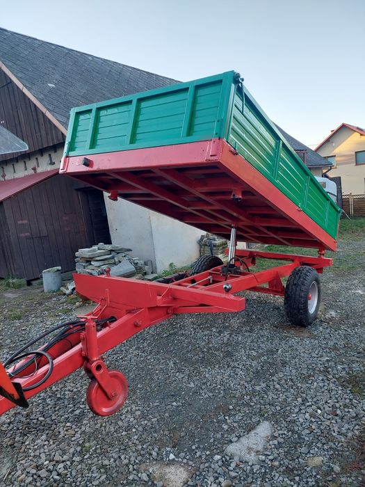 Przyczepa wywrotka jednoosiowa rcw