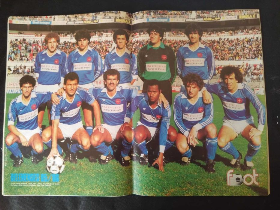 Revista Foot Poster do CF Belenenses 1985/86
