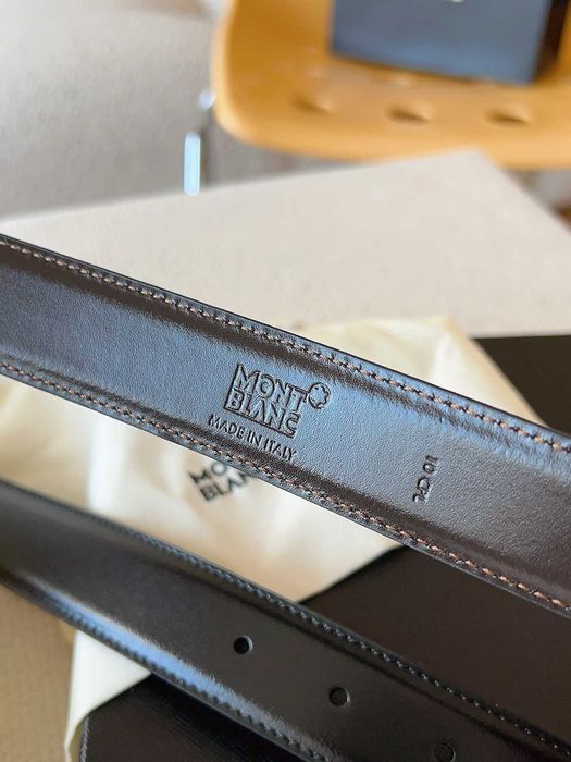 Pasek firmowy damski, skóra Mont Blanc 181109