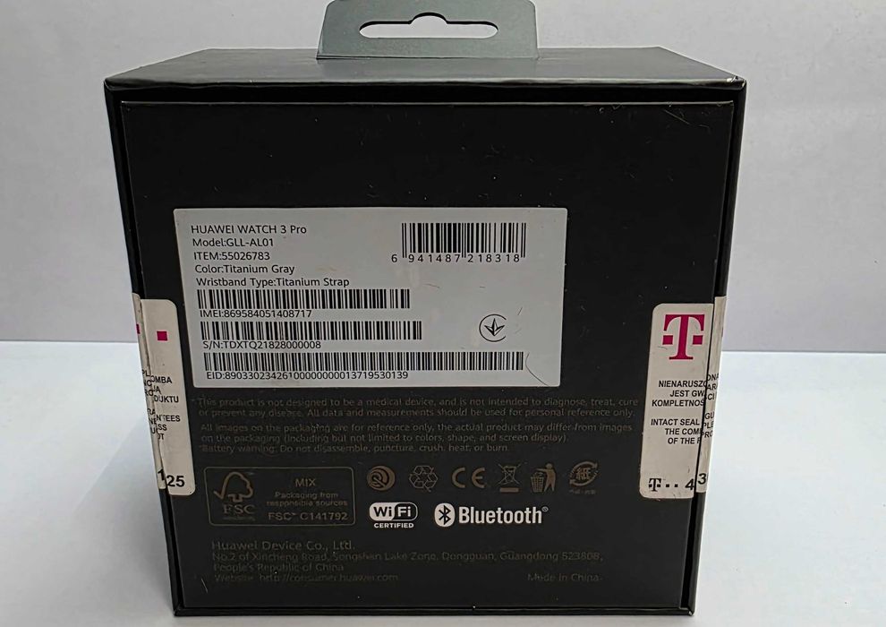 Smartwatch HUAWEI Watch 3 Pro Elite Titanium e-sim