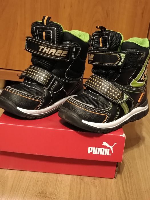 Buty kozaki zimowe r. 24_Cortina _łatwe zapinanie na rzepy, ocieplane