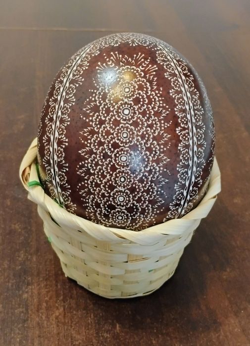 Kroszonka / pisanka z jaja strusiego
