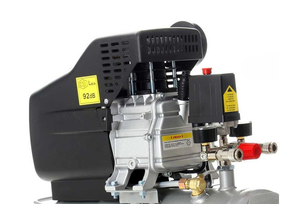 Polski KOMPRESOR OLEJOWY Sprężarka Powietrza 3,4KM 24L + GRATISY