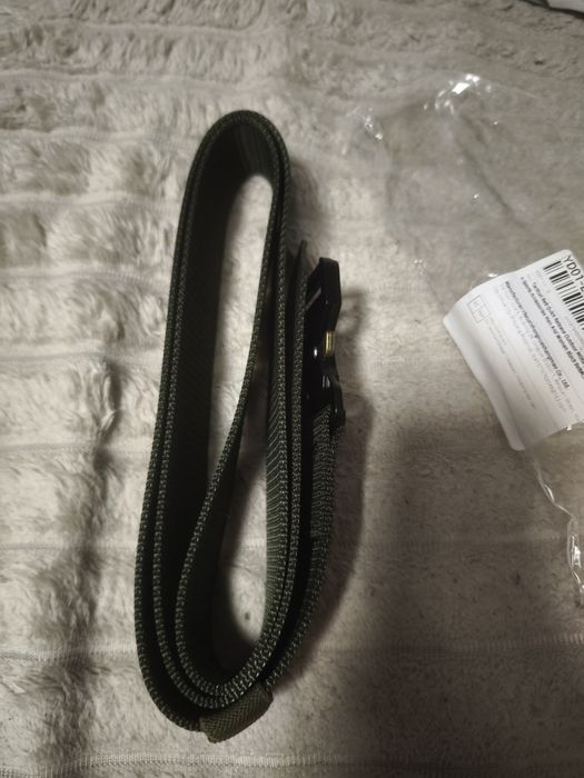 Cinto Tático Militar de Libertação Rápida para Uso Externo em Nylon Macio Acessórios Desportivos Cinto Preto Homem e Mulher Cor: verde militar (130cm