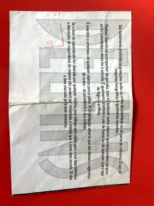 Bilhete Delfins Feira da Agricultura