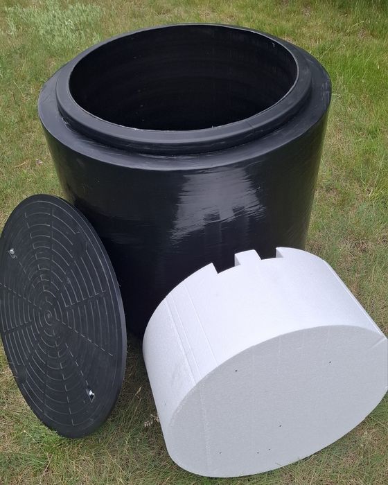 Obudowa studni głębinowej 80x55 ocieplona zabudowa studzienka rewizyjn