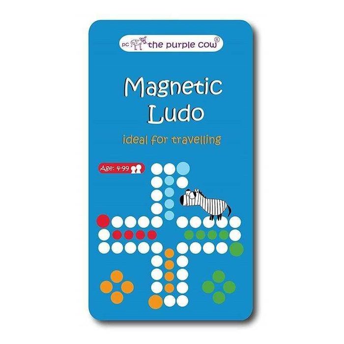 Gra magnetyczna Chińczyk / Ludo - podróżna  Purple Cow