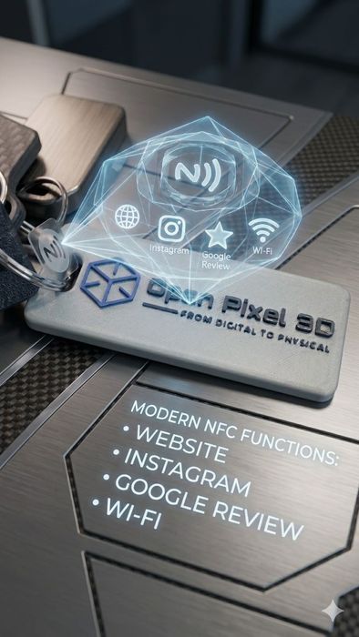 Porta Chaves NFC - Cartão Digital Personalizado