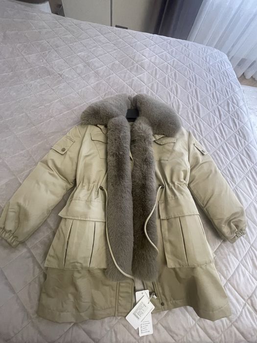 Зимова парка з натуральним хутром
