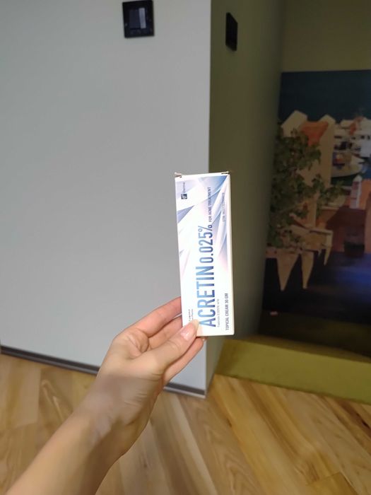 Krem retinal na zmarszczki i trądzik 0.025%