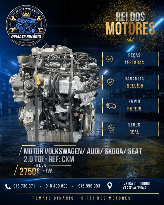 Motor VOLKSWAGEN/ AUDI/ SKODA/ SEAT 2.0 TDI CXM