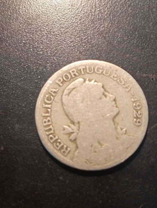 3 moedas de 1 escudo - Republica Portuguesa -Portugal 1929, 1951, 1959