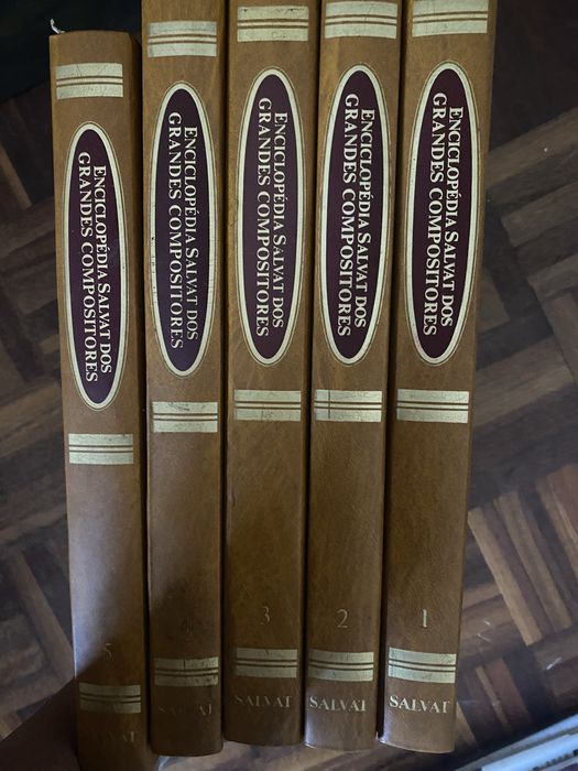Enciclopédia Salvat dos Grandes Compositores — 5 volumes