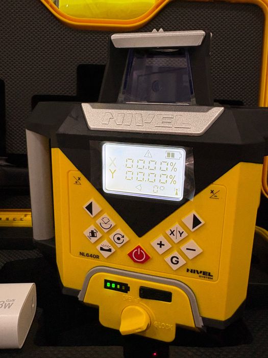 Nivel System Niwelator NL640R zestaw do koparki MC-1D statyw łata NOWY
