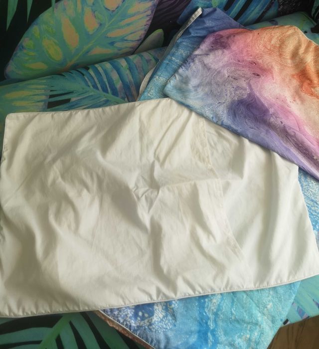 Komplet pościeli pastelowy ombre clouds marmurkowy 180x210