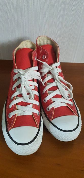 Кеди унісекс Converse червоні нові 36.5